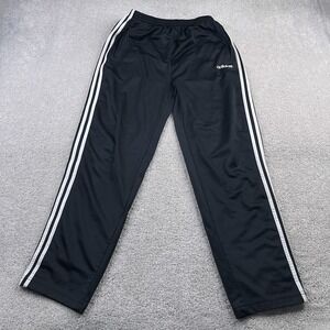 Vintage Adidas Pants Mens Large‎ Black Tearaway Breakaway Track Warm Up Y2K